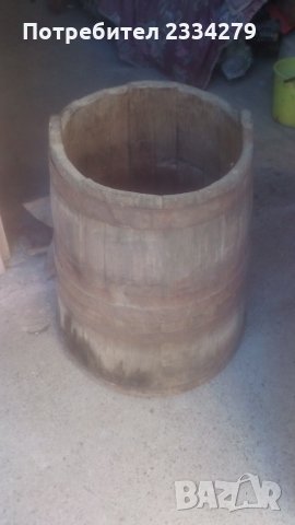 ,,КАЧЕ"автентичен,дървен съд с дървен капак, снимка 2 - Декорация за дома - 30019181