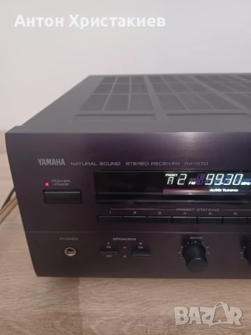 Продавам ресийвър Yamaha RX 570, снимка 2 - Ресийвъри, усилватели, смесителни пултове - 51288375