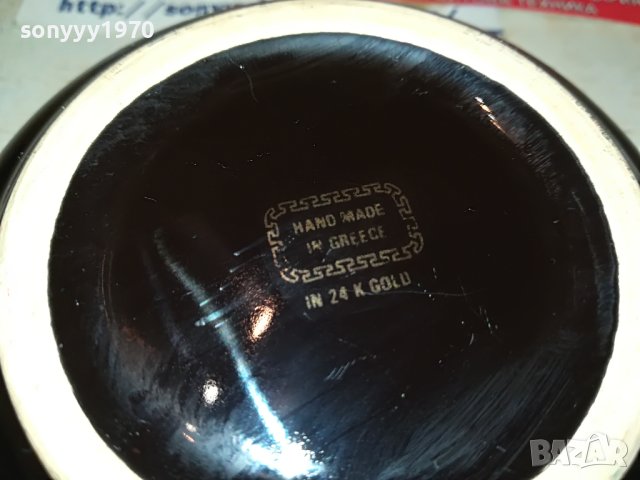 24k gold hand made-ретро пепелник 0804231639, снимка 10 - Антикварни и старинни предмети - 40301866