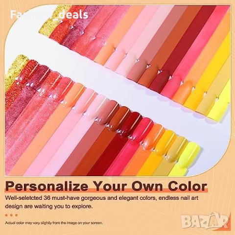 Нов комплект декорация пудра топ лак за нокти Жени Маникюр Подарък, снимка 5 - Продукти за маникюр - 42349521