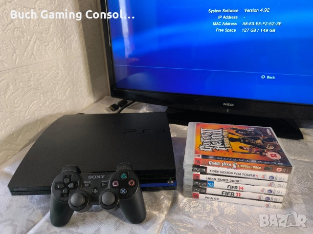 Playstation 3 Slim 160GB ПЕРФЕКТЕН!, снимка 2 - PlayStation конзоли - 54246618