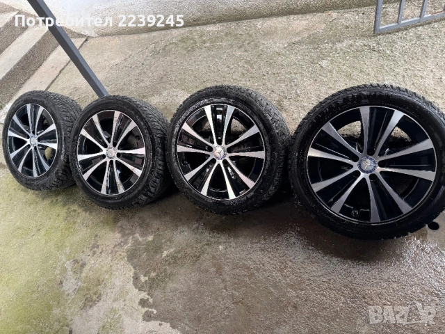Оригинални джанти 18 цола 5х112 за Мерцеде Е-класа W213 със зимни гуми 245/45/18