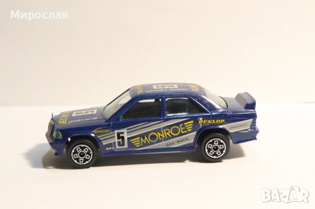 1/43 BBURAGO MERCEDES BENZ 190 E КОЛИЧКА КАМИОН МОДЕЛ