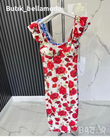 Рокля с цепка в два цвята, снимка 1