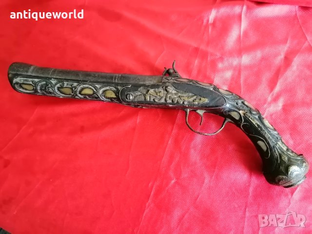 Стар ТРОМБЛОН , Кремаклия , Кремъчен Пищов , Пистолет, снимка 5 - Антикварни и старинни предмети - 42195235