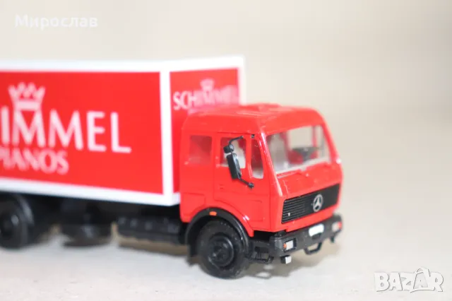 HERPA 1:87 H0 MERCEDES BENZ КАМИОН TIR МОДЕЛ КОЛИЧКА, снимка 5 - Колекции - 49651120