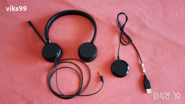 Слушалки с Микрофон Слушалки Jabra Evolve 30 II Stereo, снимка 2 - Слушалки за компютър - 54290705