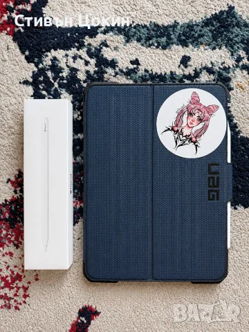 Apple I pad Air 5th 2022 + Apple Pencil 2th gen, Screen protector и Кейс