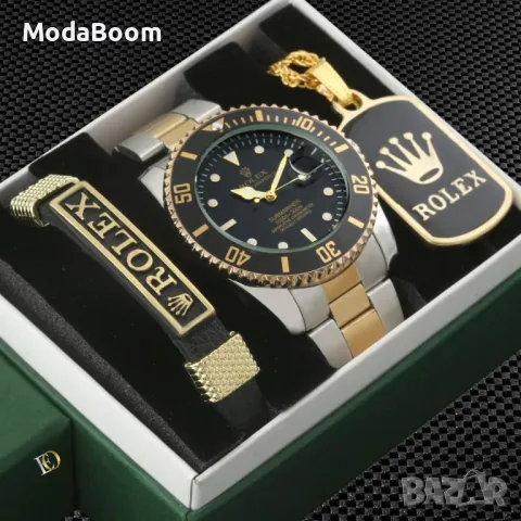 Rolex мъжки подаръчни комплекти , снимка 8 - Подаръци за мъже - 48354021