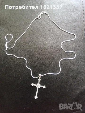 Колие с кръст , снимка 6 - Колиета, медальони, синджири - 50142142