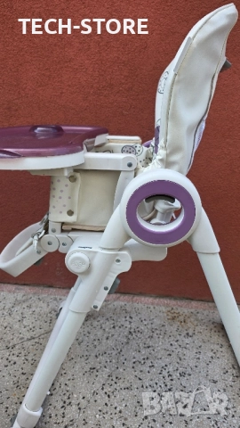 Детско столче за хранене Chipolino Master Chef, люляк , снимка 2 - Столчета за хранене - 51465863