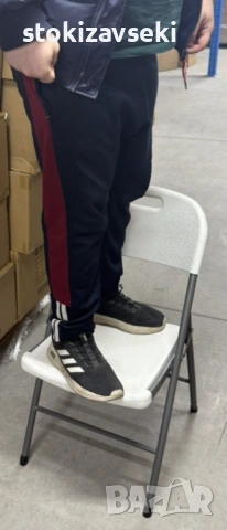 Комплект 4 броя сгъваеми кетъринг столове за градина и събития - удобни и издръжливи, снимка 9 - Къмпинг мебели - 54114169