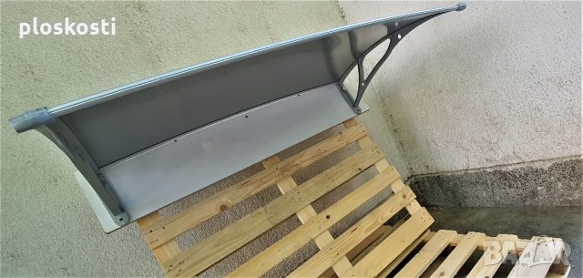 Навес, козирка с плътна сянка. Бонд - 3 мм. с пластмасови ребра, снимка 4 - Дограми - 33714479