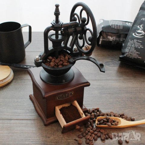 Дървена ръчна мелница за кафе на зърна, снимка 7 - Други - 34425120