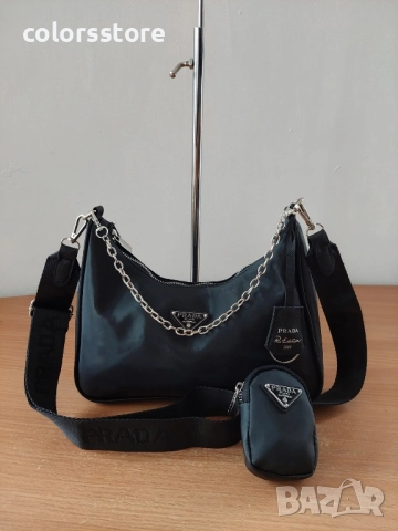 Луксозна Черна чанта/SG63y, снимка 3 - Чанти - 51703829