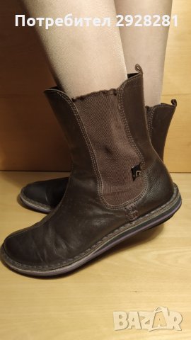 Дамски боти от естествена кожа, снимка 2 - Дамски боти - 31273893