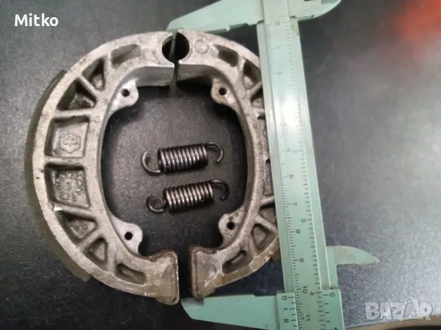 Задни накладки 110x25mm барабан за Пиаджо/Piaggio NRG 110x25mm , снимка 5 - Части - 47885490