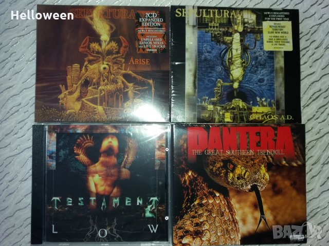 Дискове-Helloween,Slayer,Metallica,Megadeth,Accept,Sepultura, снимка 11 - CD дискове - 25589313