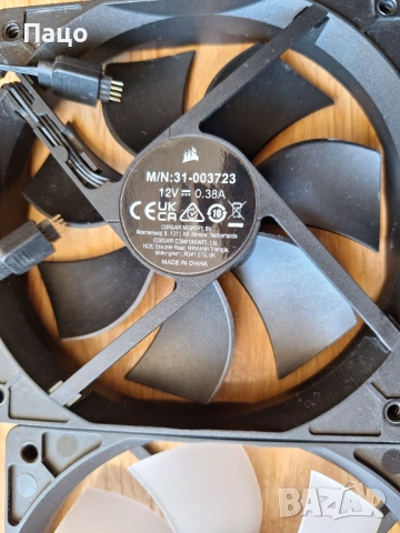 Вентилатори Corsair  4 броя, снимка 7 - Други - 54322477