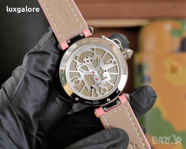 Дамски часовник Pink Ballon Bleu De Cartier с автоматичен механизъм, снимка 7 - Дамски - 42621933