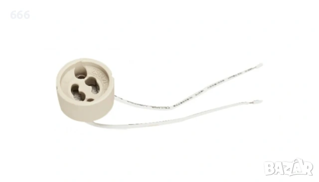 Комплект 10 броя Фасунга GU10, керамика, снимка 2 - Друга електроника - 54142986