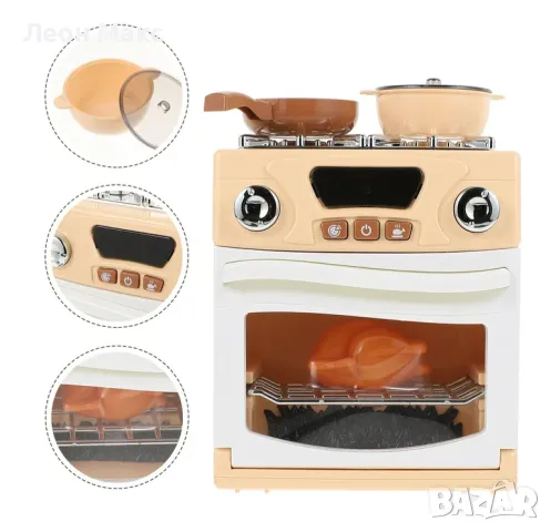 Детска Фурна с котлони светлини и звуци , снимка 2 - Електрически играчки - 48201966