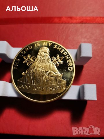 Сувенирна монета "Исус Христос", колекция от колекционерски възпоменателни монети за Коледа, снимка 4 - Нумизматика и бонистика - 35272005