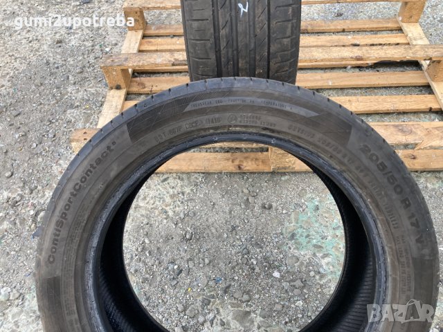 205/50/17 Continental ContiSportContact 2016г 4+мм Проверени, снимка 7 - Гуми и джанти - 42513592