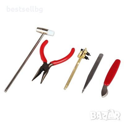 Професионален комплект 16бр часовникарски инструменти пинсета отвертки, снимка 5 - Отвертки - 40755475