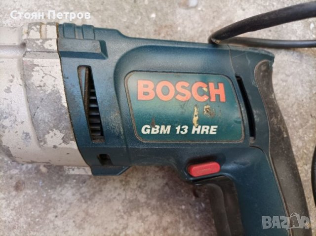 Бормашина Bosch GBM 13 HRE, снимка 3 - Бормашини - 37259737