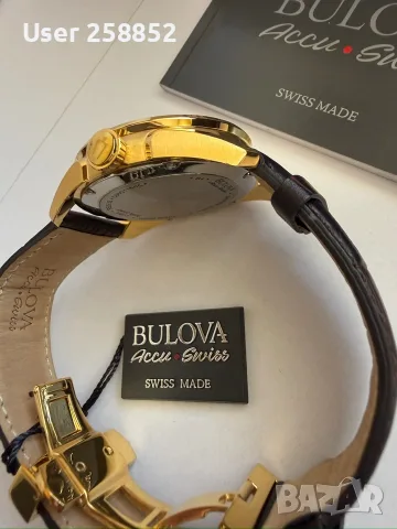 Bulova Accu-Swiss 64B127 Tellaro Автоматичен часовник - нов с кутия и документи, снимка 10 - Мъжки - 54092971