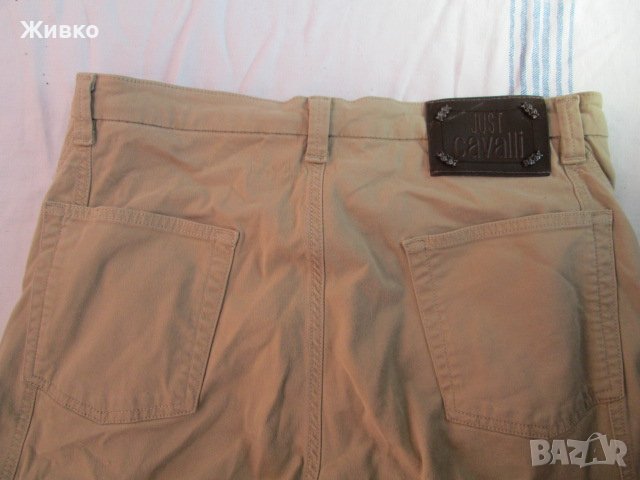JUST CAVALLI кремав мъжки панталон размер 36., снимка 6 - Панталони - 38111898