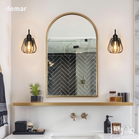 Индустриален стенен аплик Dorlink, желязна ретро стенна лампа, снимка 3 - Лампи за стена - 42509370
