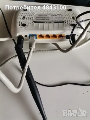 рутер tp-link 150 MB, снимка 2 - Рутери - 56543950