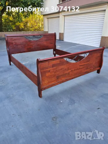 Масивна дървена спалня за матрак