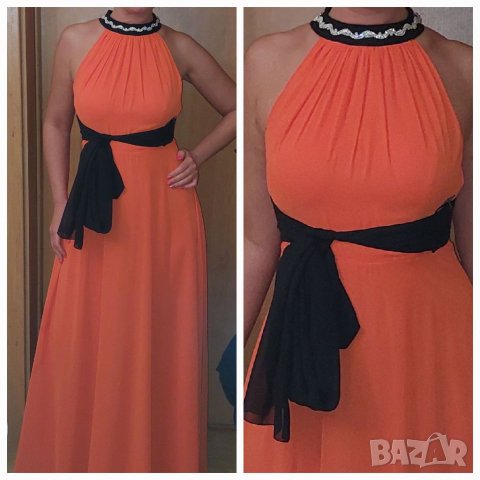 Официална нова рокля оранжева Fervente , снимка 1 - Рокли - 40208499