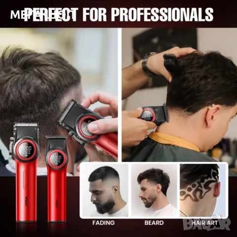 Професионален комплект за бръснене VGR V-001PRO и V-977 – максимална прецизност и мощност в едно, снимка 6 - Електрически самобръсначки - 50389884