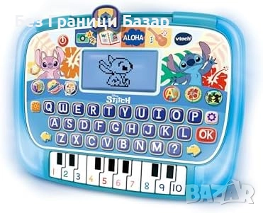 Нов VTech Stitch интерактивен таблет за учене и игра 6+ активности деца, снимка 2 - Образователни игри - 51683586