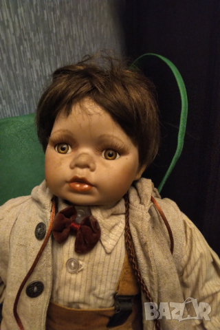 КОЛЕКЦИОНЕРСКА РЕТРО ПОРЦЕЛАНОВА КУКЛА , снимка 5 - Колекции - 44658891