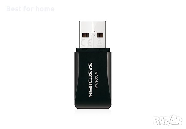 USB АДАПТЕР MERCUSYS MW300UM, снимка 2 - Мрежови адаптери - 40773944