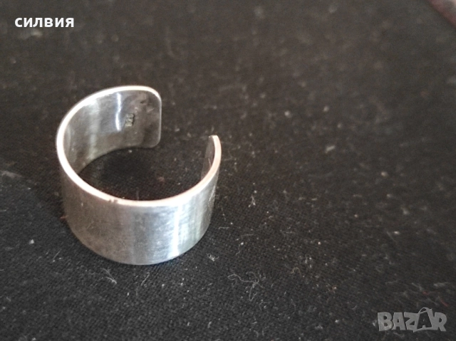 дамски сребърен пръстен, снимка 4 - Бижутерийни комплекти - 41348525