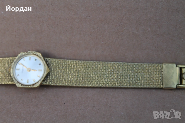 Дамски позлатен часовник ''Dugena''  /17 камъка/, снимка 4 - Дамски - 54056728