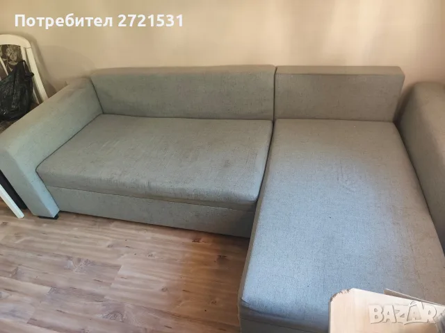 Ъглов диван с функция сън, снимка 2 - Дивани и мека мебел - 55868989