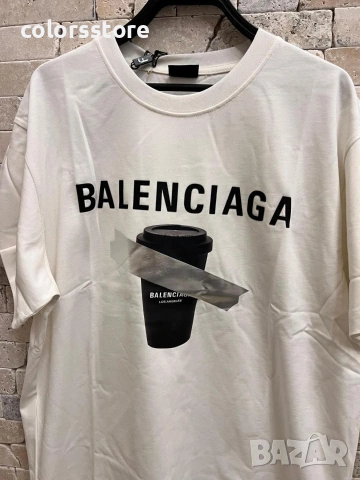 Мъжка бяла тениска Balenciaga/IM108n