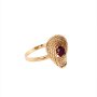Златен дамски пръстен 1,80гр. размер:57 14кр. проба:585 модел:20170-3, снимка 3