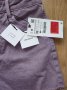 Къси стилни дамски дънкови панталонки в лилав цвят размер 32/XXS на ZARA, снимка 4