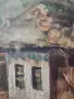 Стара картина масло пейзаж, снимка 5