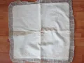 Стара декоративна възглавница -плетена- една кука, 50х50см., снимка 4
