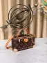 Louis Vuitton Дамска Чанта Тип Куфар С Къса И Дълга Дръжка И Верижка - Различни Цветове Код E88, снимка 10