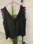 Черен топ с дантела размер S, снимка 8